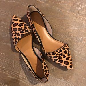 JCrew d’Orsay Leopard Flats